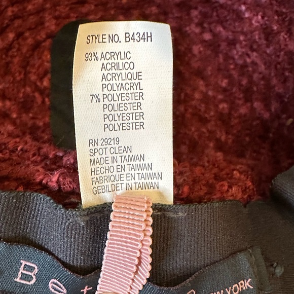 🌟HP🌟VTG 1980s-90s Willow Chenile Boucle Cloche with Sequin Flower by Betmar - Picture 12 of 12